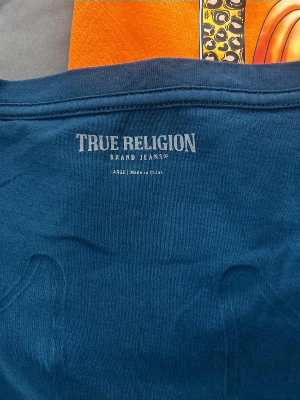 True Religion t shirt and crop top $14 each white one has never been worn